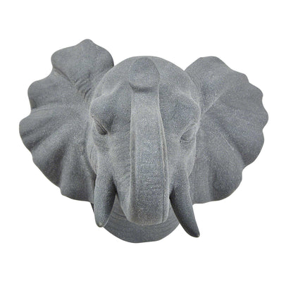Figure de porcelaine Éléphant gris
